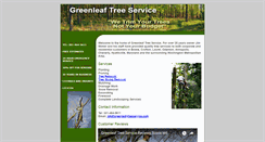 Desktop Screenshot of greenleaf-treeservice.com